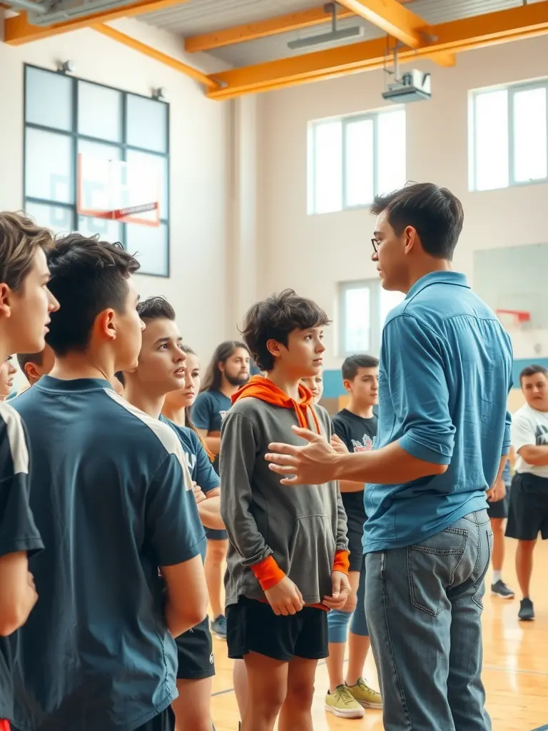 Lehrer verwandeln den Wettkampfplatz in eine effiziente Trainingsstätte, Schüler zeigen erstaunliches Potenzial.