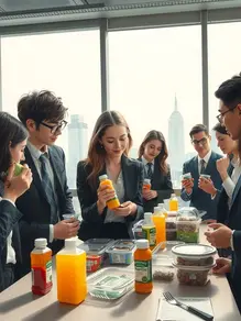 Analisi completa delle differenze nelle scelte di pranzo dei neofiti sul posto di lavoro