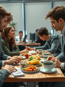 Noves opcions al taula de l'esmorzar: les noves tendències per a l'aperitiu dels treballadors.